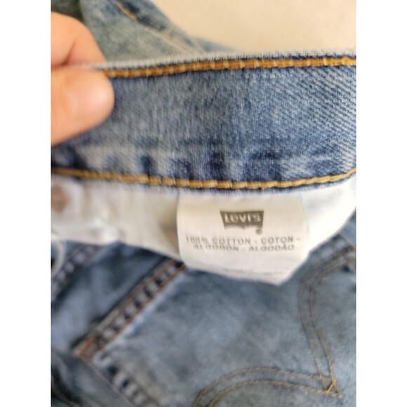 Levis 550 Mens Jeans 34x33 Relaxed Cotton Blue Mid Rise Tapered VTG 90s Y2K - Picture 11 of 16